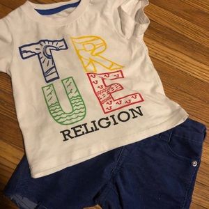 🚫sold..Infant True Religion set